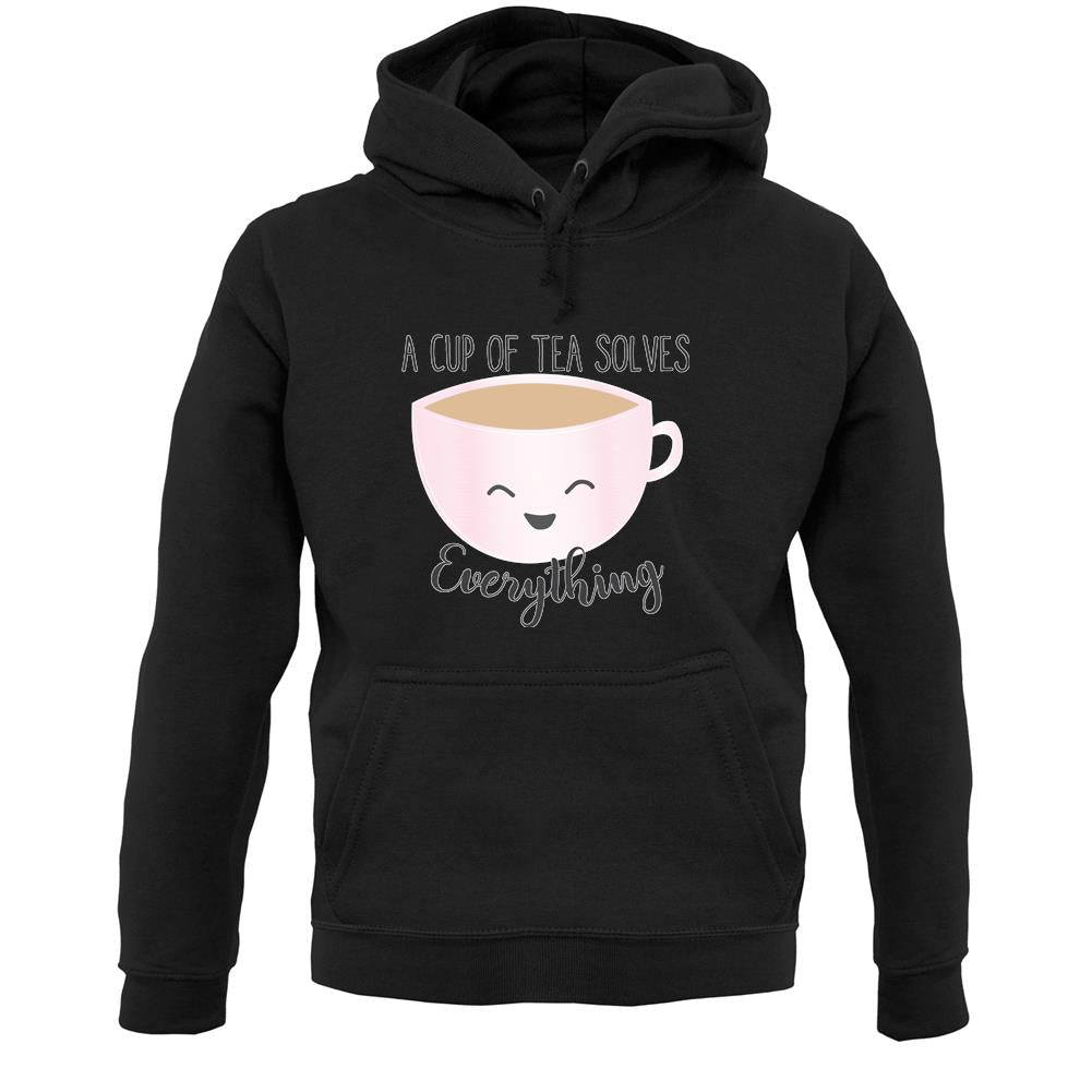 Tea Solves Everything Unisex Hoodie