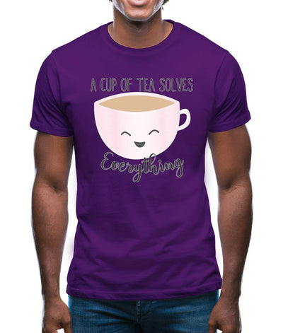 Tea Solves Everything Mens T-Shirt