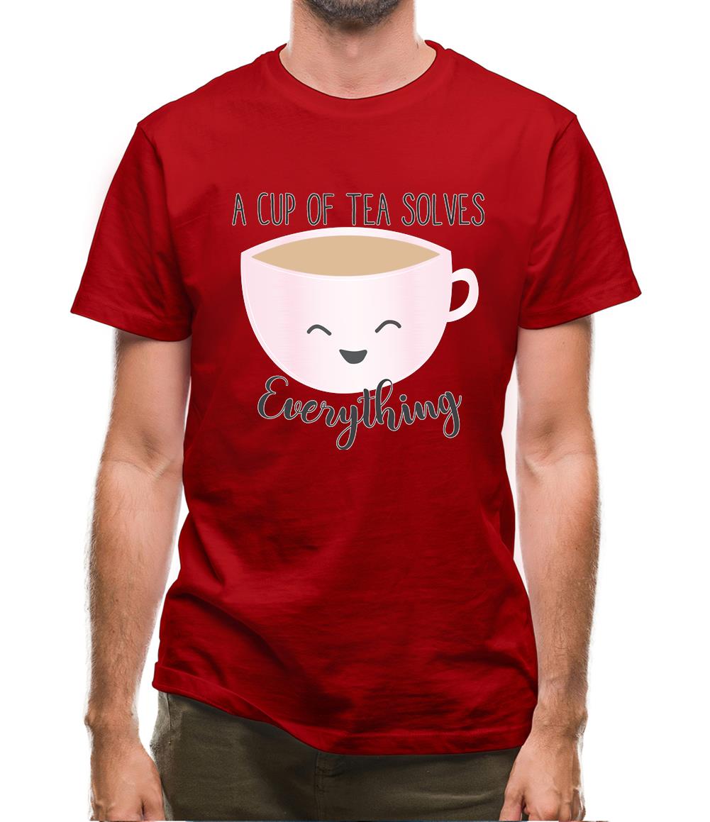 Tea Solves Everything Mens T-Shirt