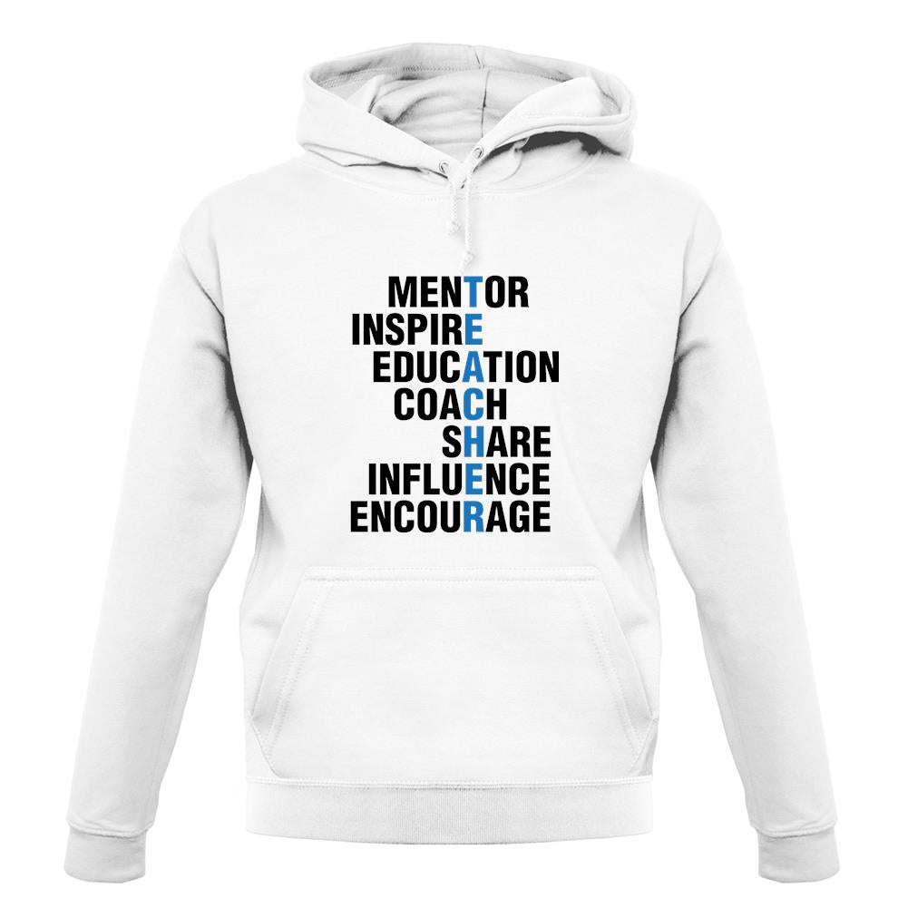 Teacher Quote unisex hoodie