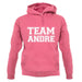 Team Andre unisex hoodie