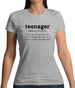 Teenager Definition Womens T-Shirt