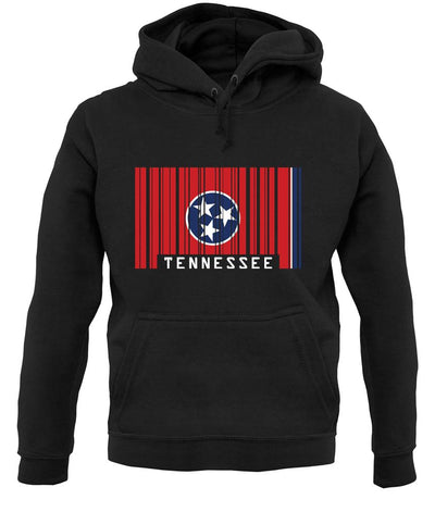 Tennessee Barcode Style Flag unisex hoodie