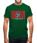 Tennessee Barcode Style Flag Mens T-Shirt