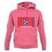 Tennessee Barcode Style Flag unisex hoodie