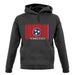 Tennessee Barcode Style Flag unisex hoodie