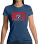 Tennessee Barcode Style Flag Womens T-Shirt