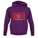 Tennessee Barcode Style Flag unisex hoodie