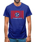 Tennessee Barcode Style Flag Mens T-Shirt