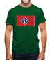 Tennessee Grunge Style Flag Mens T-Shirt