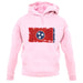 Tennessee Grunge Style Flag unisex hoodie