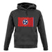 Tennessee Grunge Style Flag unisex hoodie