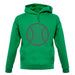 Tennis Word Ball unisex hoodie