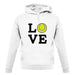 Love Tennis unisex hoodie