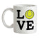 Love Tennis Ceramic Mug