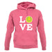 Love Tennis unisex hoodie