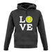 Love Tennis unisex hoodie