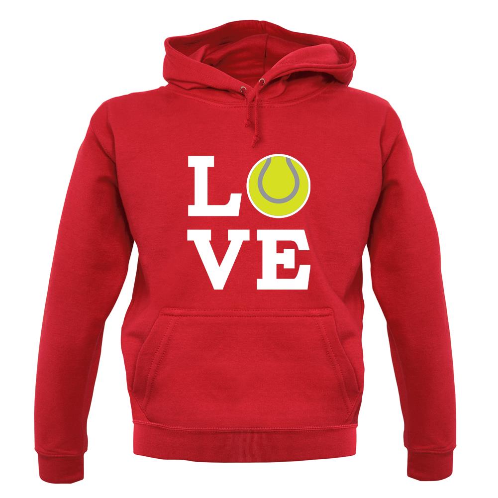 Love Tennis unisex hoodie