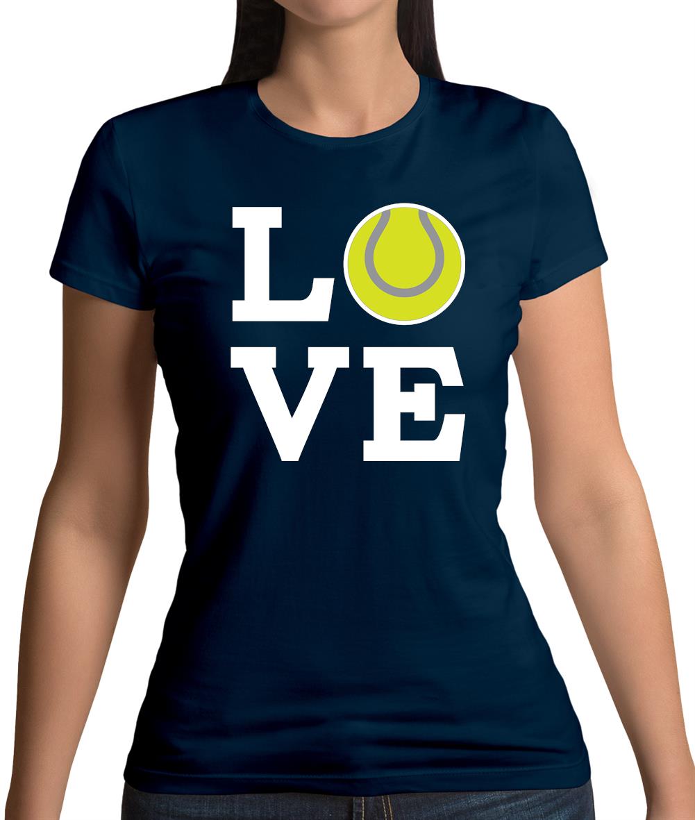Love Tennis Womens T-Shirt