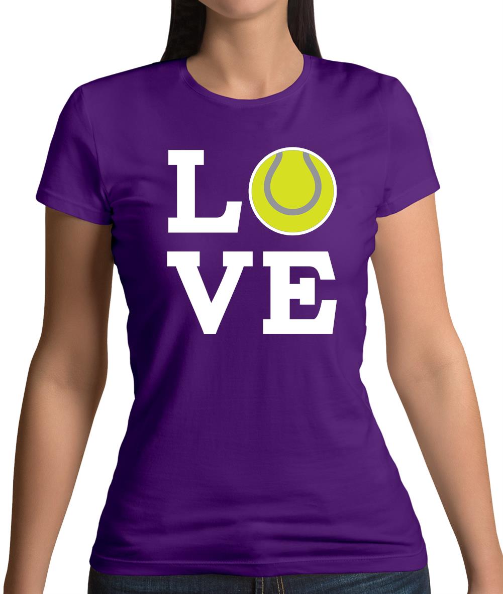 Love Tennis Womens T-Shirt