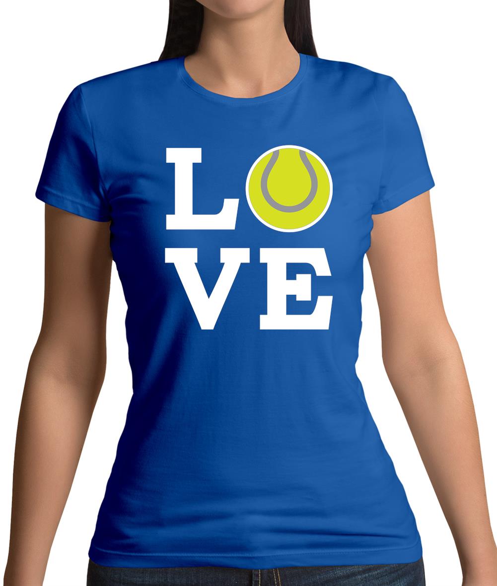 Love Tennis Womens T-Shirt