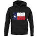 Texas Grunge Style Flag unisex hoodie