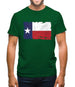 Texas Grunge Style Flag Mens T-Shirt