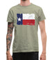 Texas Grunge Style Flag Mens T-Shirt