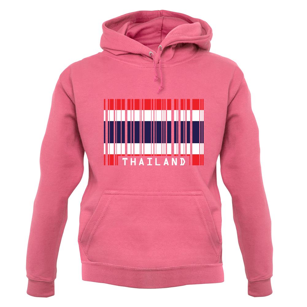 Thailand Barcode Style Flag unisex hoodie
