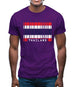 Thailand Barcode Style Flag Mens T-Shirt