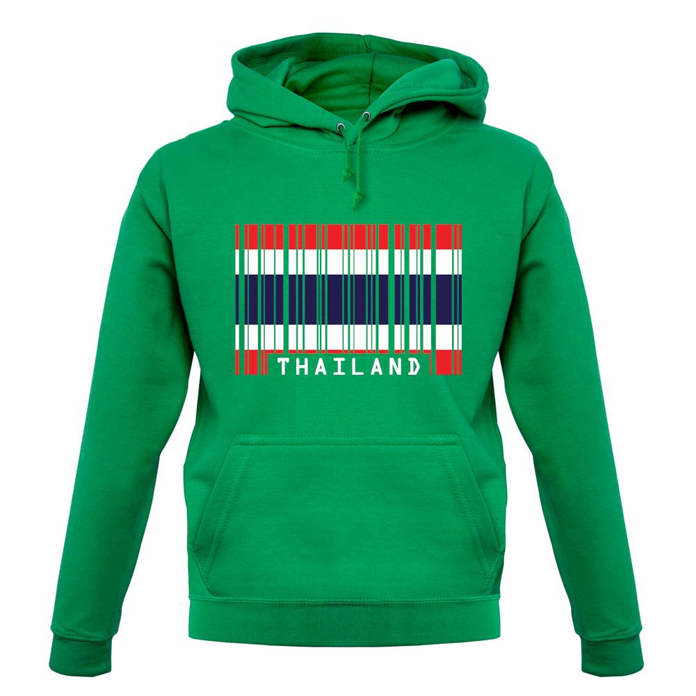 Thailand Barcode Style Flag unisex hoodie