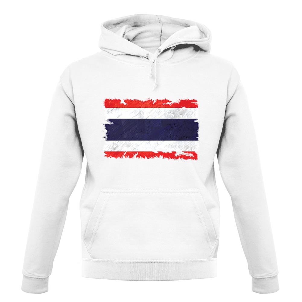 Thailand Grunge Style Flag unisex hoodie