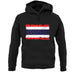 Thailand Grunge Style Flag unisex hoodie