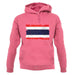 Thailand Grunge Style Flag unisex hoodie