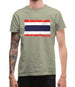 Thailand Grunge Style Flag Mens T-Shirt