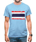 Thailand Grunge Style Flag Mens T-Shirt