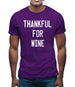 Thankful For Wine Mens T-Shirt