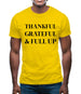 Thankful, Grateful & Full Up Mens T-Shirt