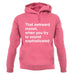 That Awkward Monet unisex hoodie