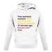 That Awkward Moment When Everyone Stopped Laughing unisex hoodie