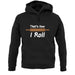 How I Roll Rolling Pin unisex hoodie