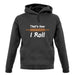 How I Roll Rolling Pin unisex hoodie