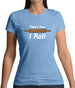 How I Roll Rolling Pin Womens T-Shirt