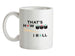 That's How I Roll Sushi Ceramic Mug