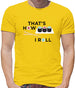 That's How I Roll Sushi Mens T-Shirt