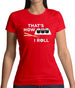 Dressdown That's How I Roll Sushi Womens T-Shirt