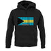 The Bahamas Barcode Style Flag unisex hoodie