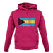 The Bahamas Barcode Style Flag unisex hoodie