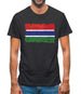 The Gambia Grunge Style Flag Mens T-Shirt