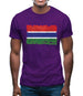 The Gambia Grunge Style Flag Mens T-Shirt